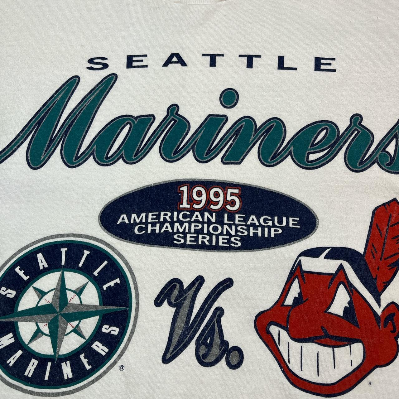 Vintage Seattle Mariners NWT 1995 ALDS Champs Shirt. - Depop