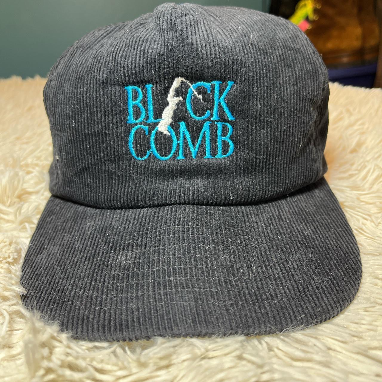 Vtg Black Comb Mountain Hat Whistler Ski Corduroy... - Depop