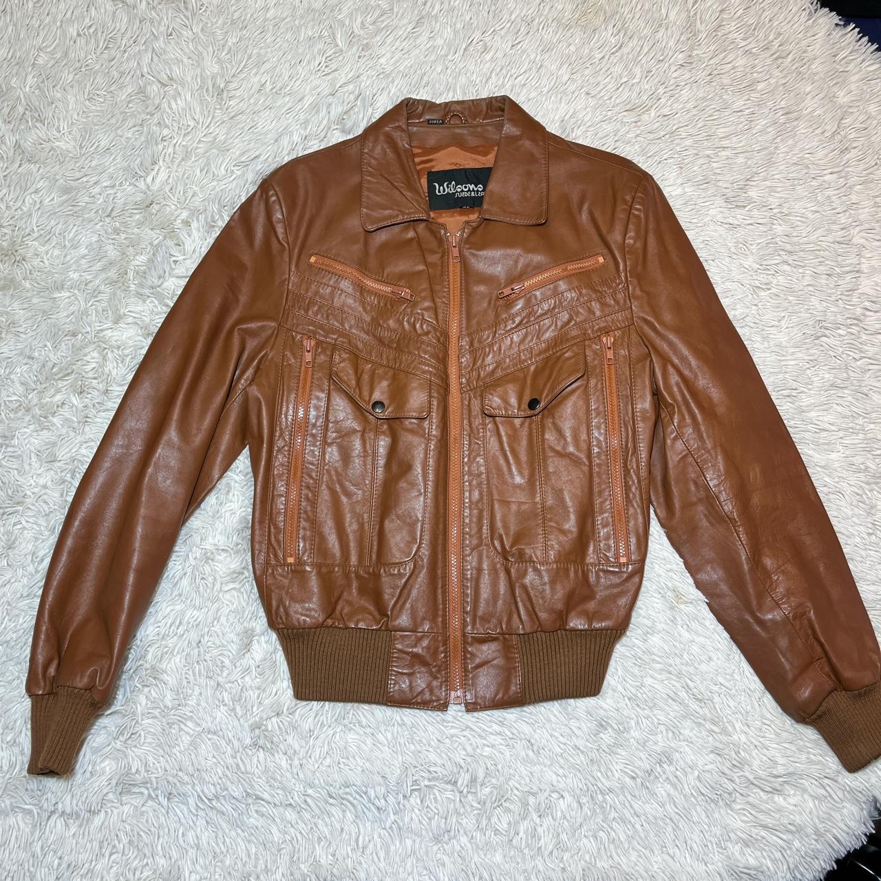 Vintage 80s ultra rare leather popular jacket