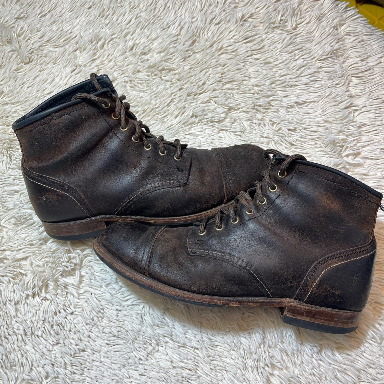 Frye logan cap toe online