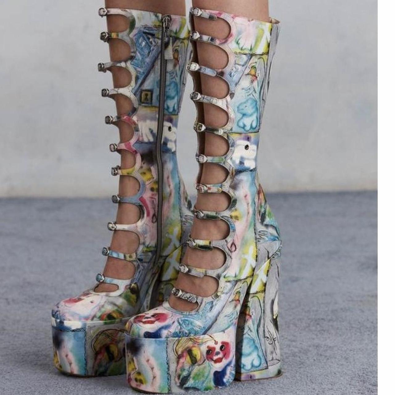 Heaven by Marc Jacobs Women's Boots Depop