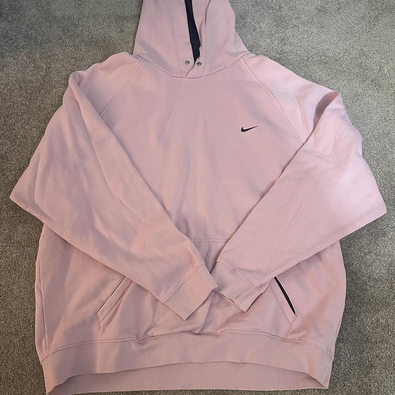 Nike pink hoodie men best sale