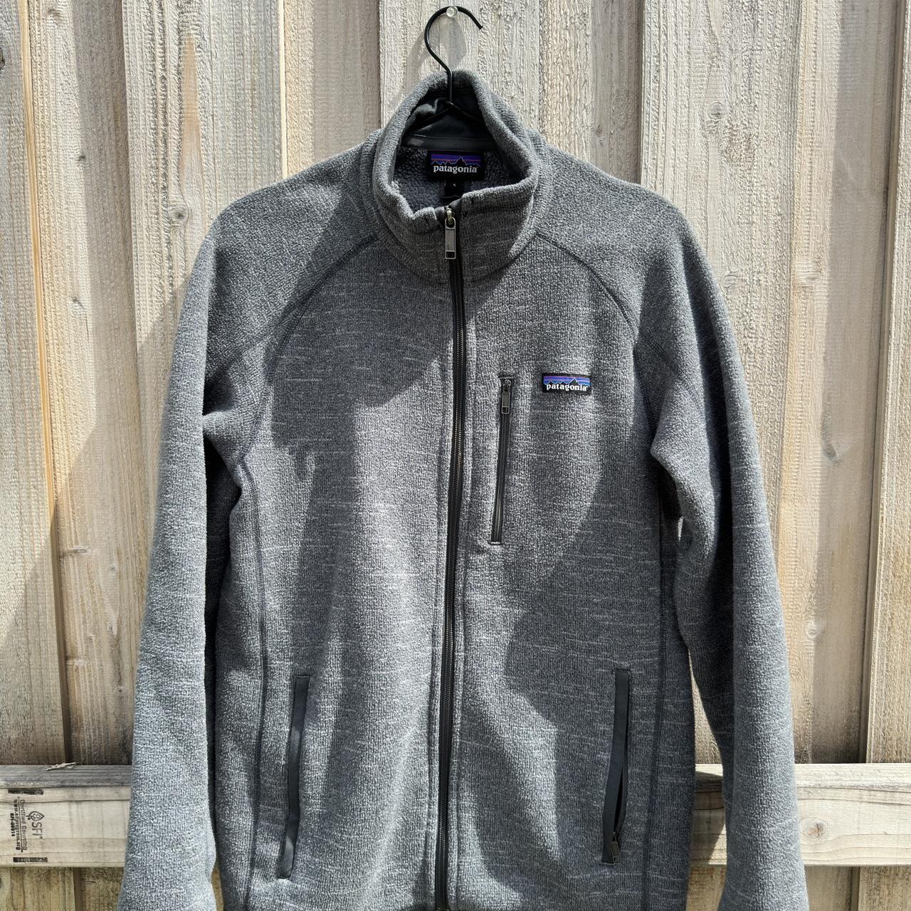 Patagonia Men's Silver Sweatshirt | Depop