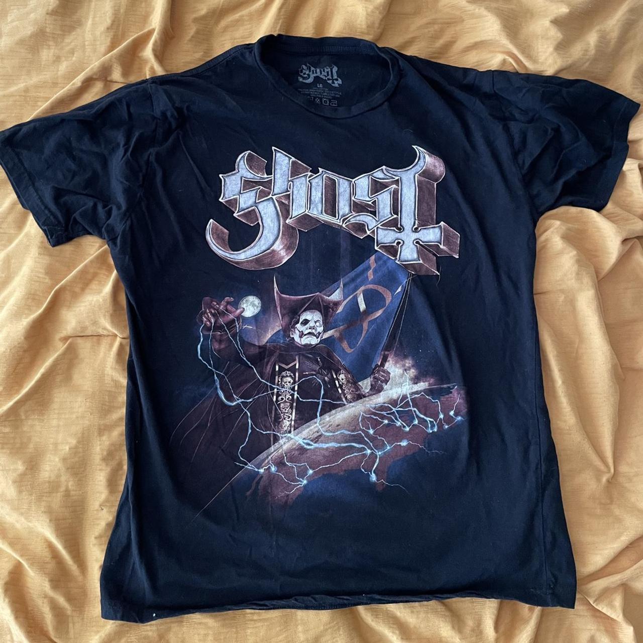 Ghost - papa iv impera t-shirt size large, only worn... - Depop