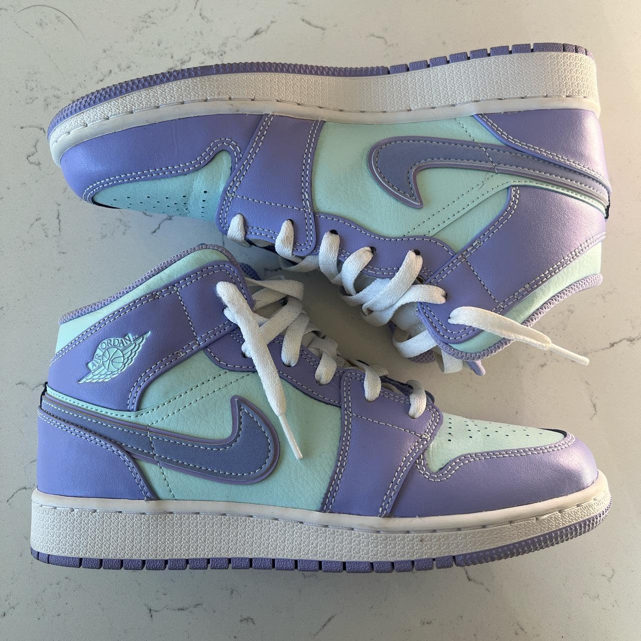 TAKING OFFERS!! Air jordan 1 mid ‘purple... - Depop