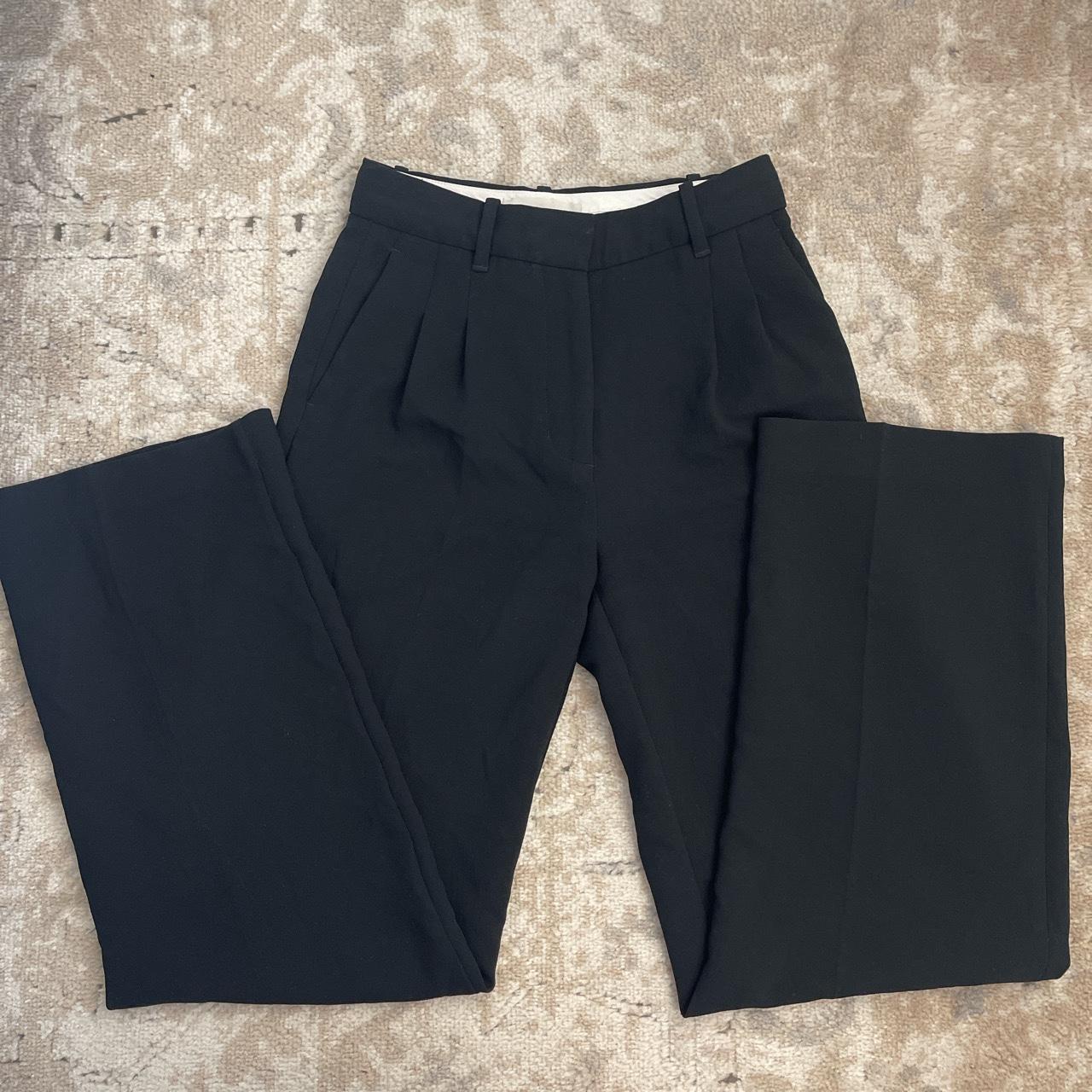 🖤 aritzia wilfred effortless pants black in size 0... - Depop