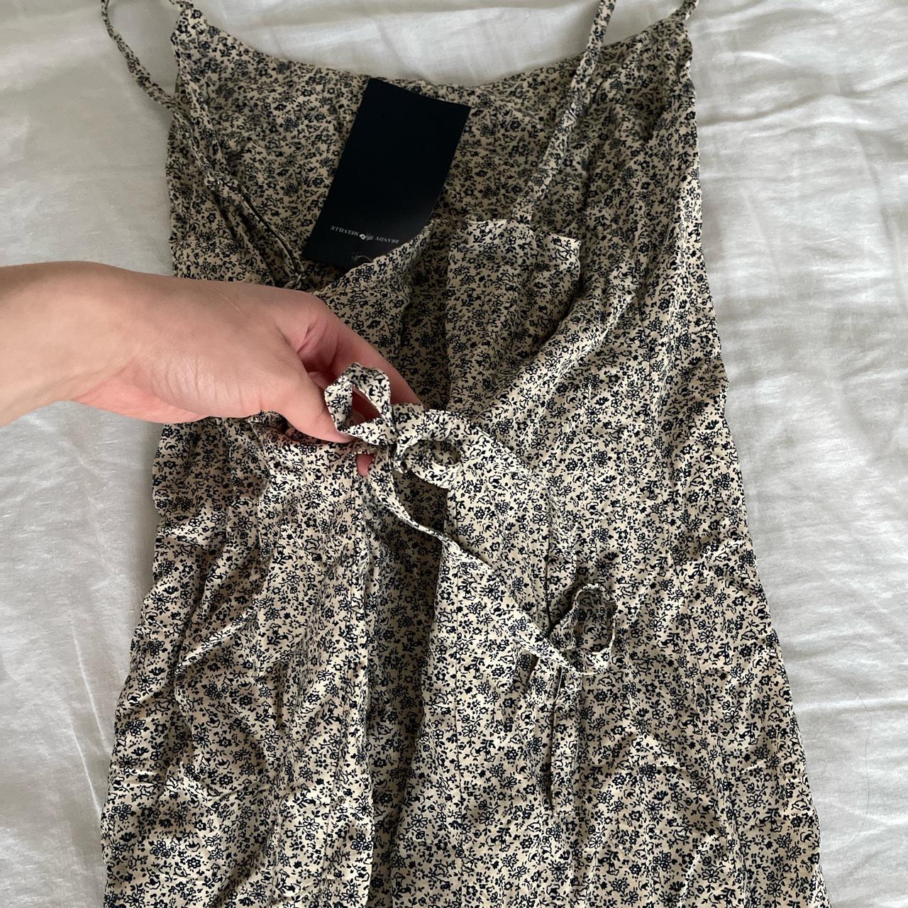 💌 brandy melville colleen long floral slip dress in... Depop