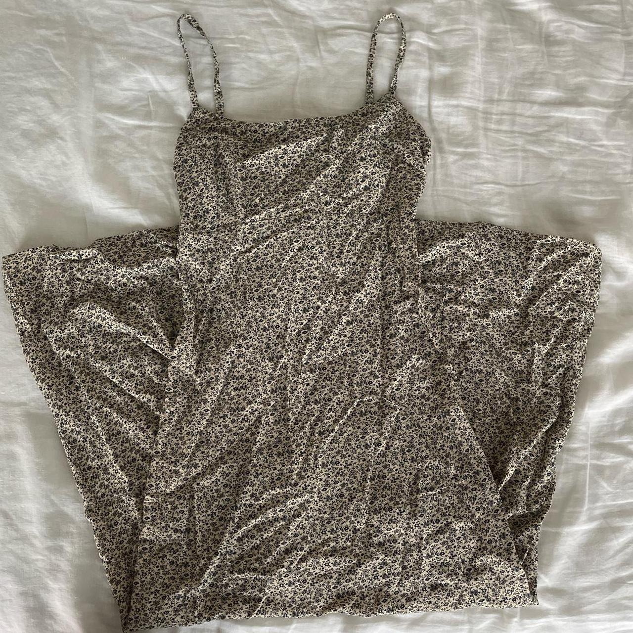 💌 brandy melville colleen long floral slip dress in... Depop