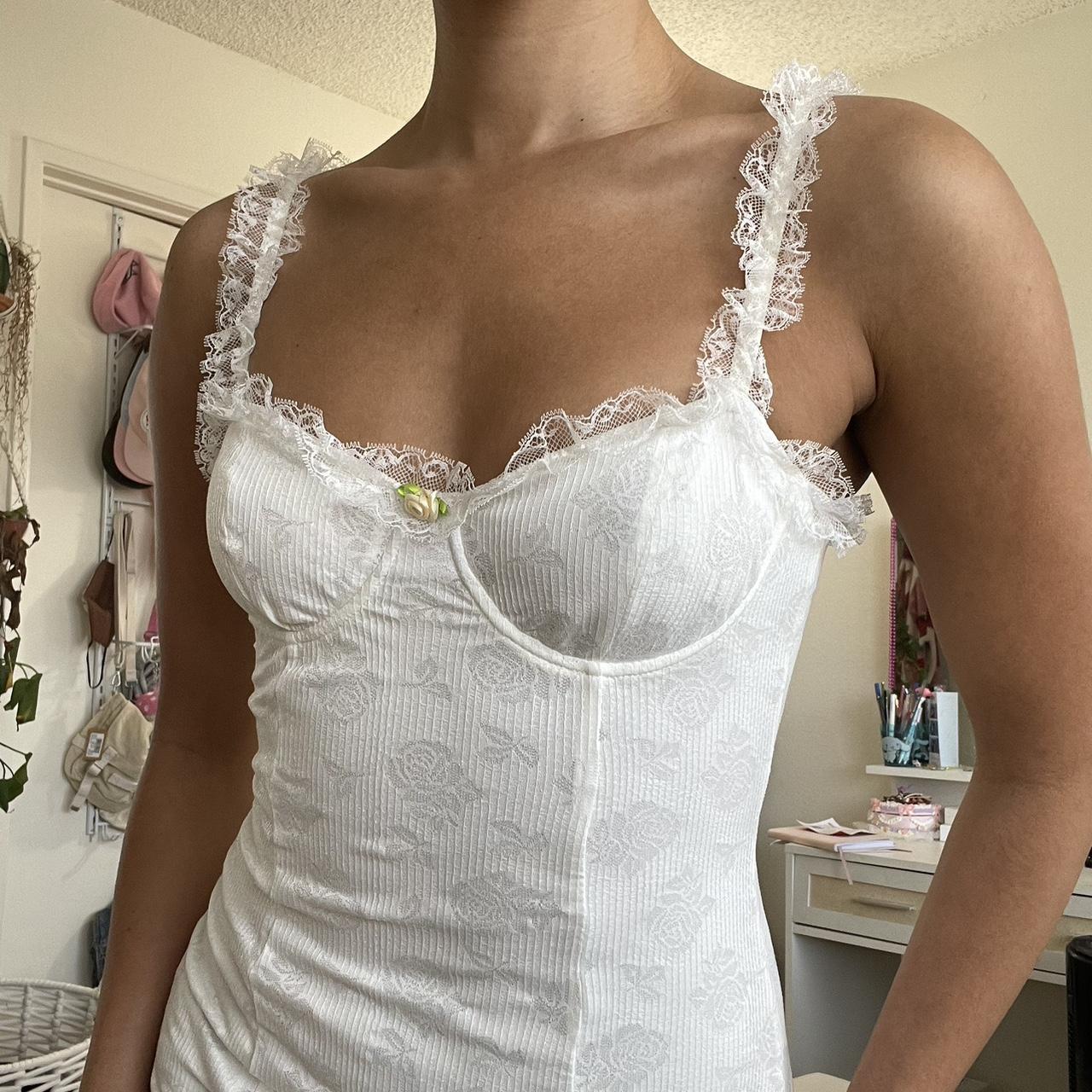 sobre ドレス　sugar Sugar Thrills Corset Maxi Dress With Floral Embroidery