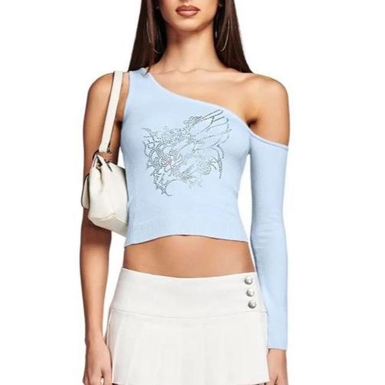 I AM GIA KYRA TOP IN BABY BLUE ? Cutest and... | Depop