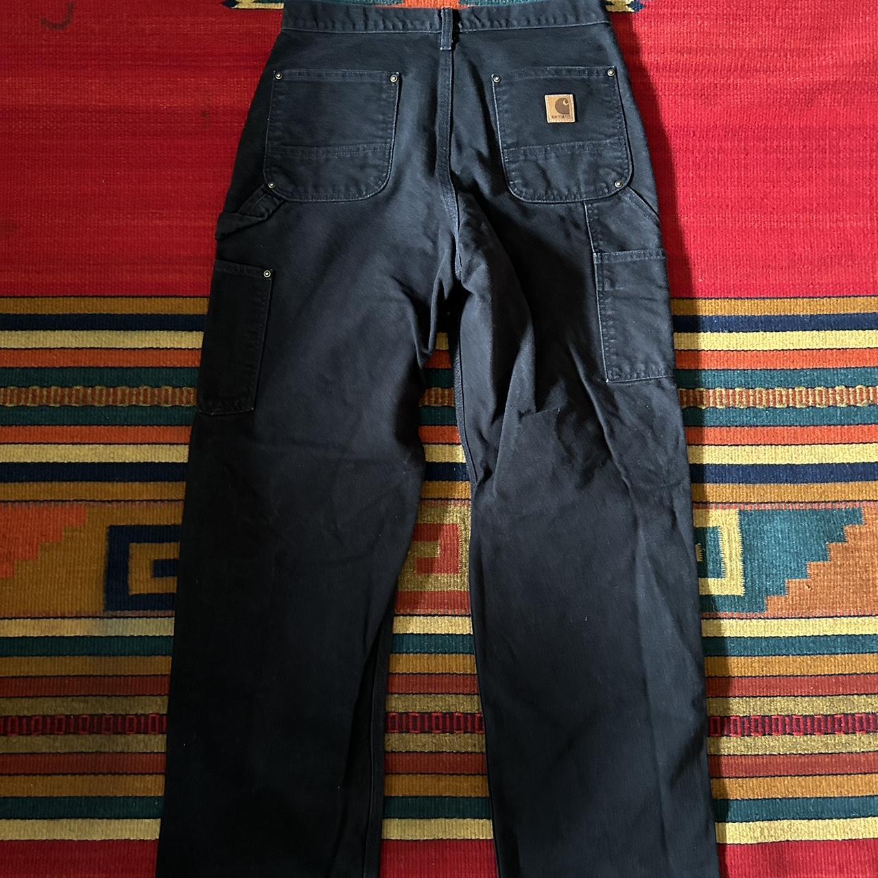 Black Carhartt Double Knees Size: 30x30 Dm for any... - Depop
