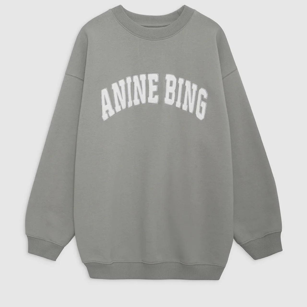 Anine Bing Sweatshirt Size M Worn Once Depop