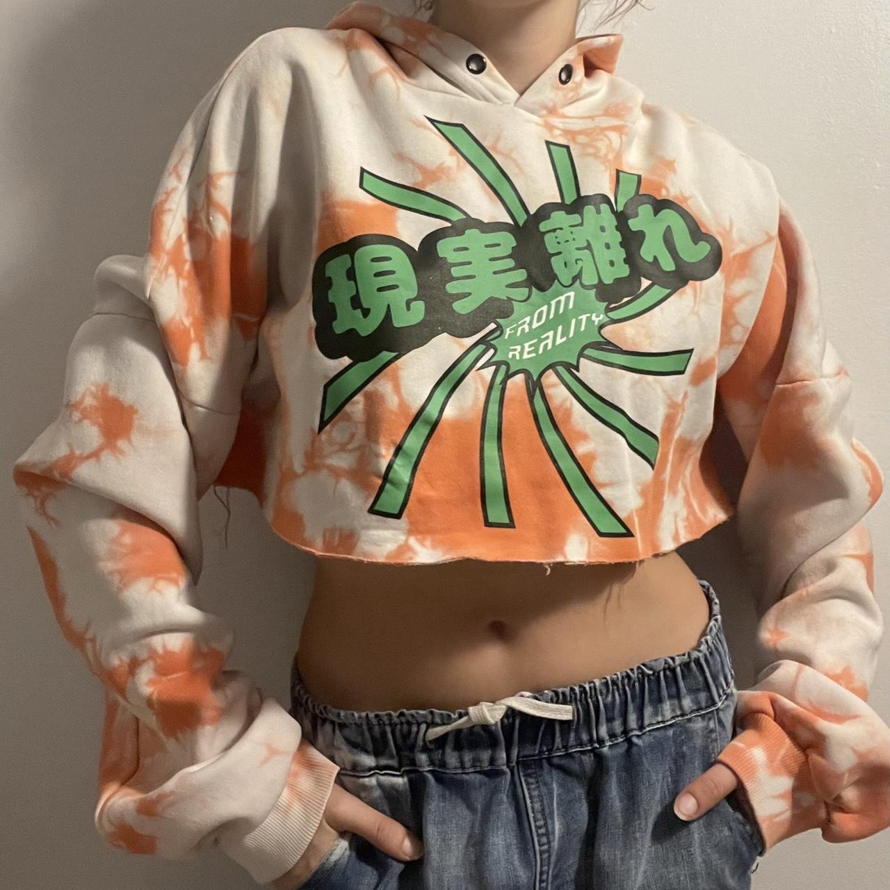 Dolls kill cropped on sale hoodie