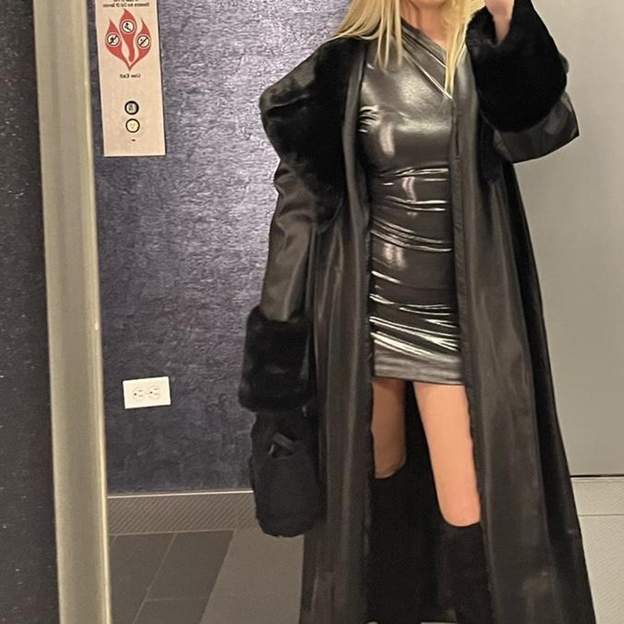 Coucoo Asymmetric mini dress in Glacier size… - Depop