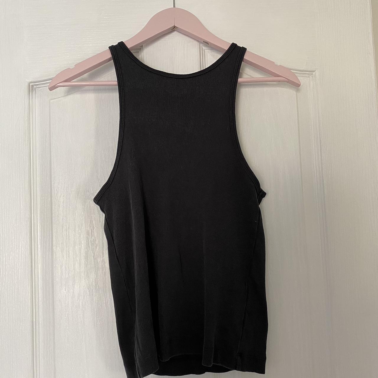 Zara drop arm dark grey vest Never worn out just... Depop