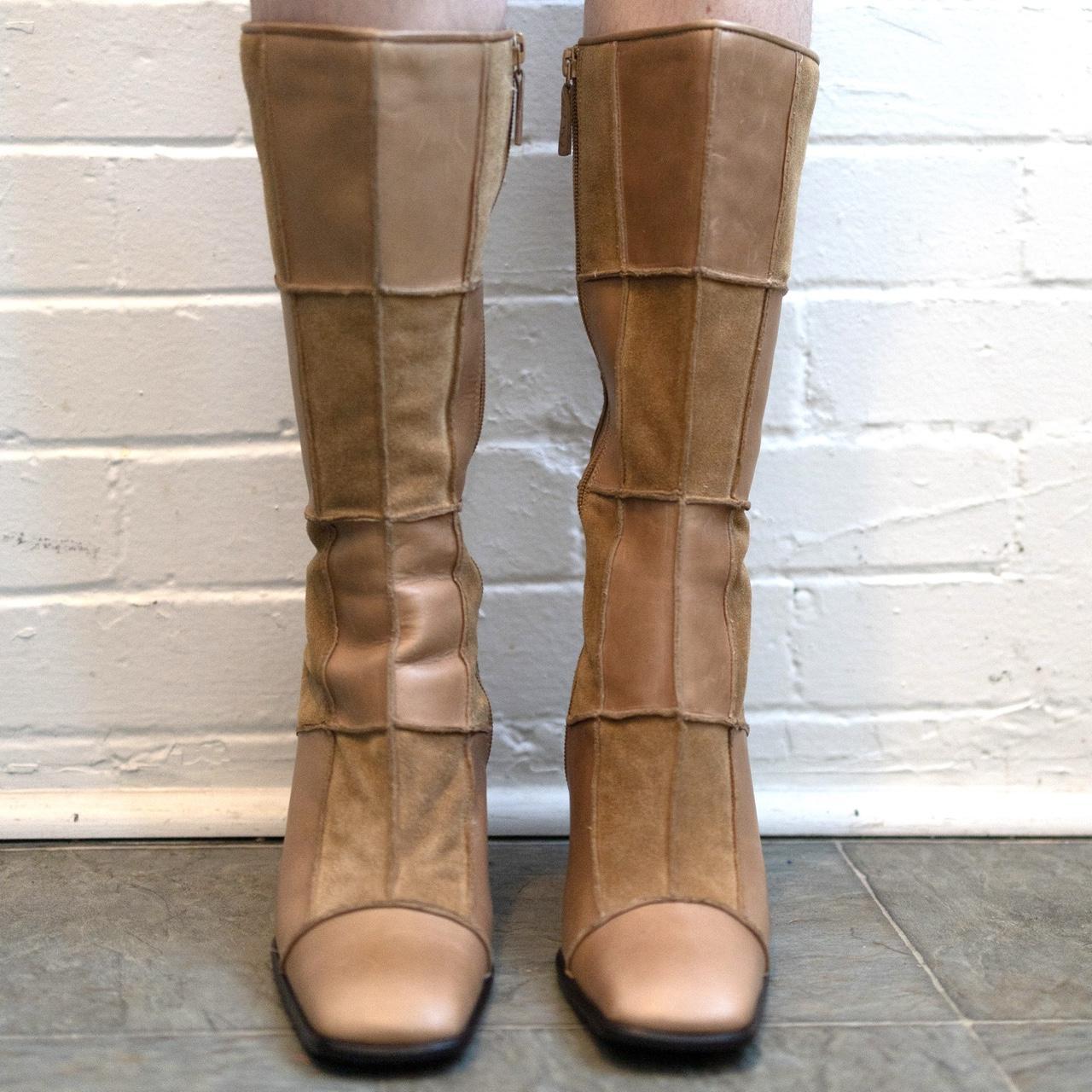 Buffalo London Women's Tan and Cream Boots (4)