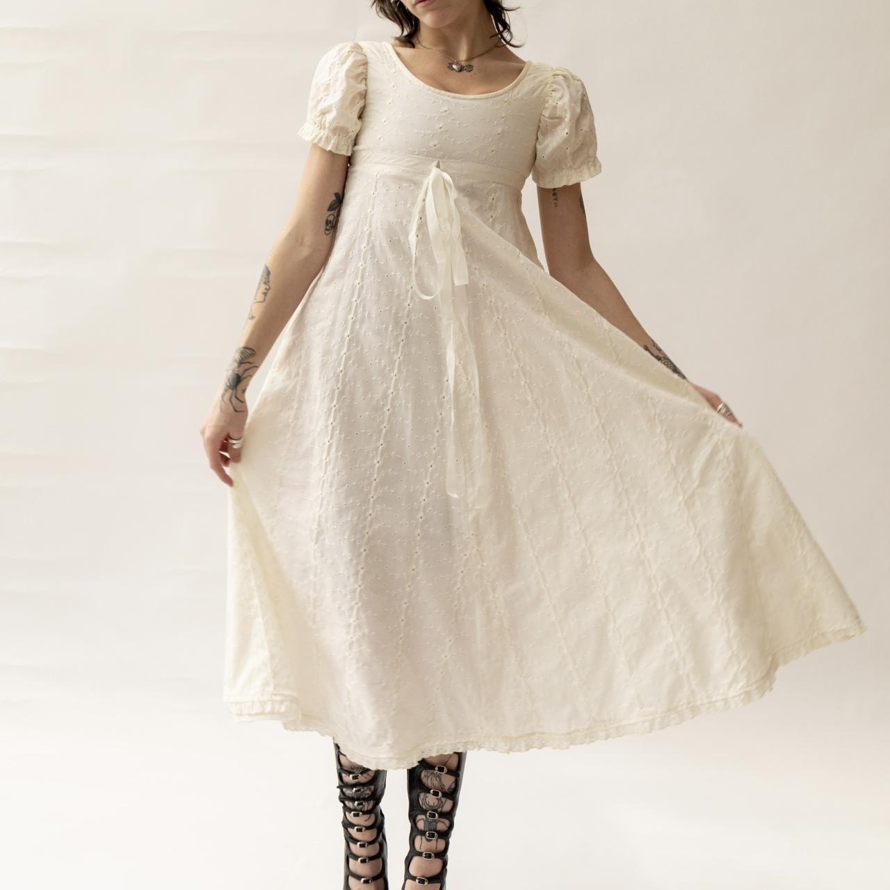 Gunne Sax Women's White Dress (4)