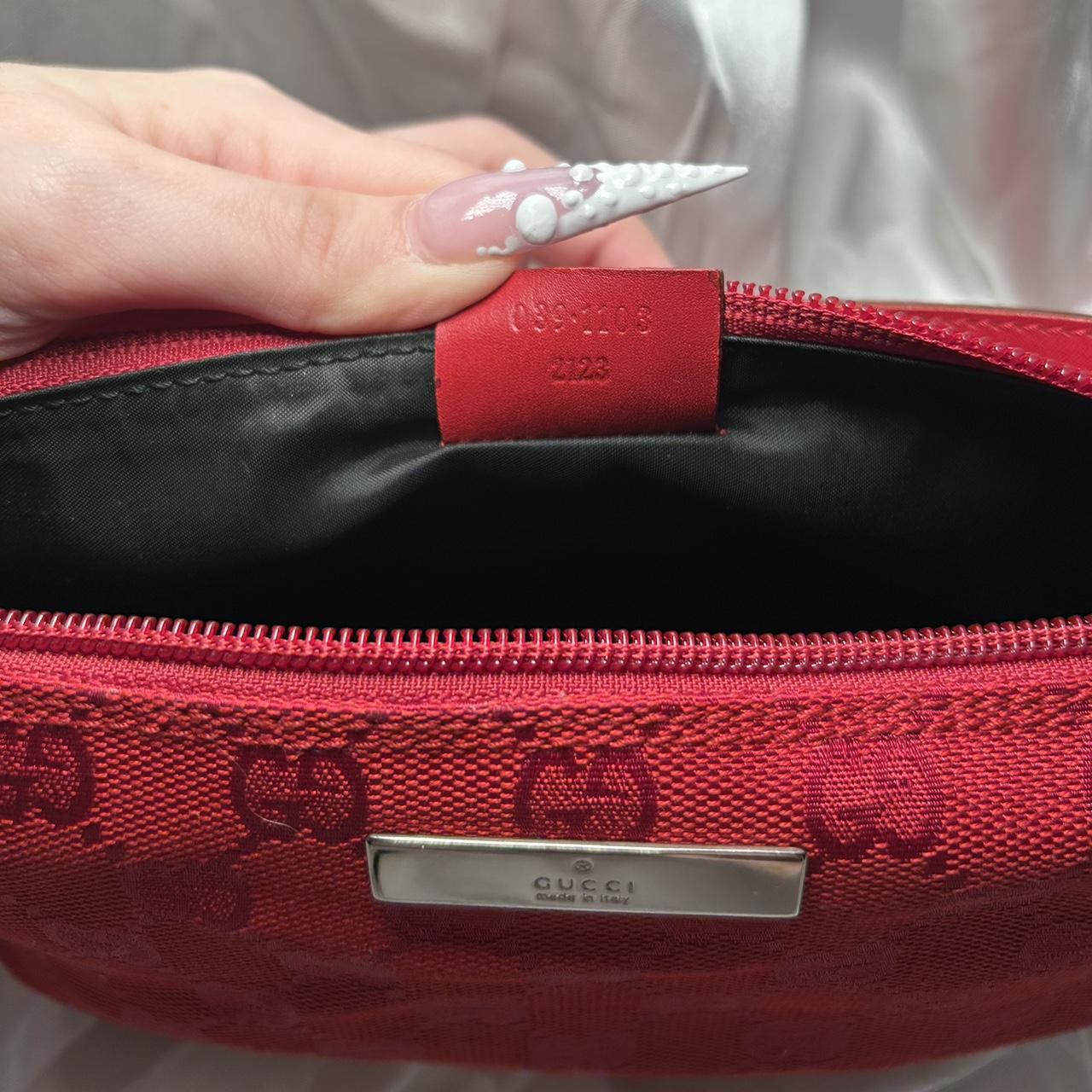 Red Gucci monogram boat bag no damages stains or tears - Depop