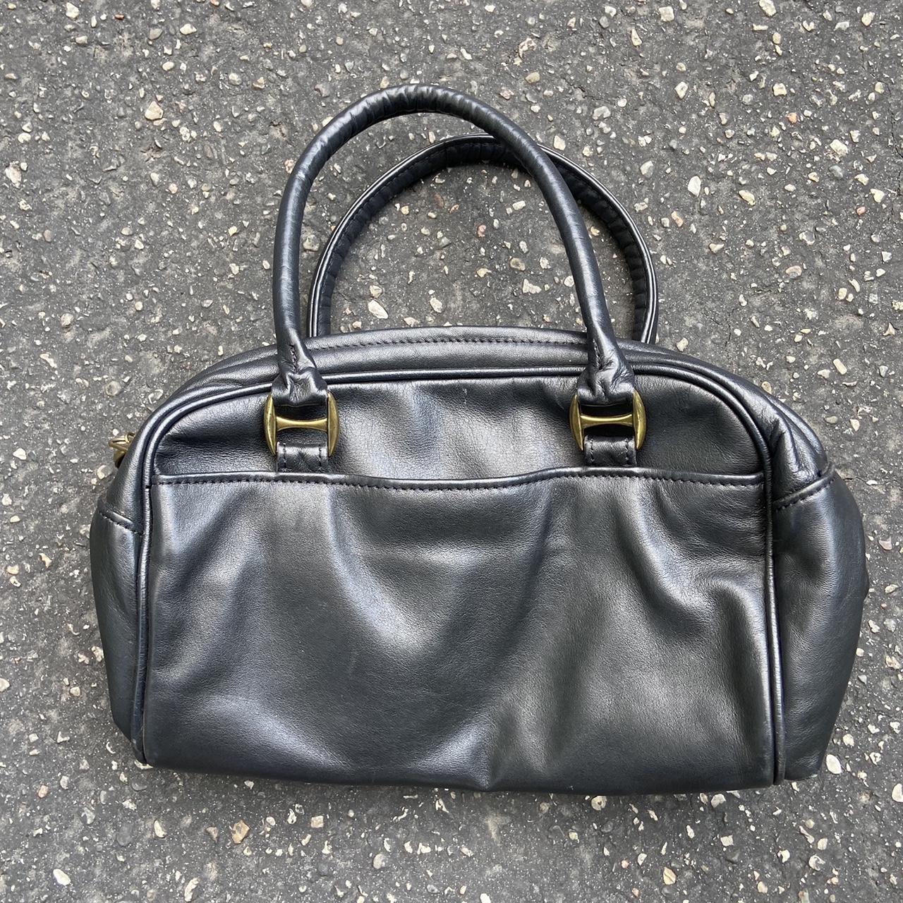 Stone Mountain faux leather hand bag purse - Depop