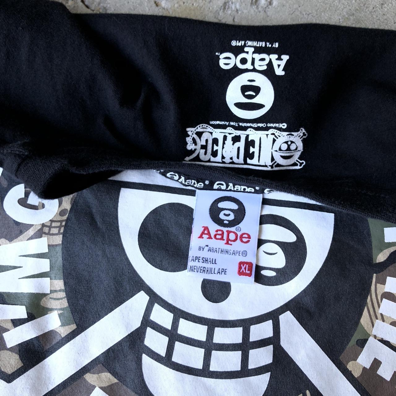 One Piece X AAPE by Bape Collab T Shirt Size Mens | Depop