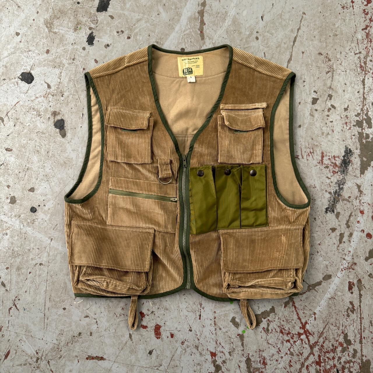 Vintage 80’s made in England utility fishing vest....