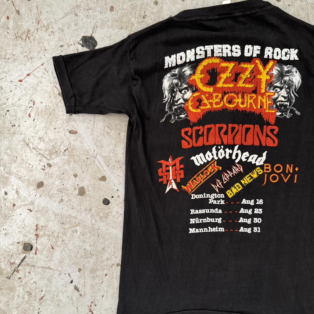 Vintage 1986 Ozzy Osbourne at monsters of rock | Depop