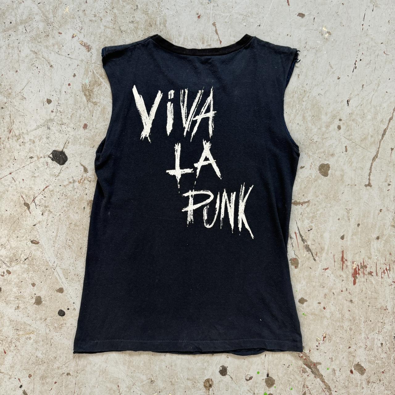 Vintage 80's all over print punk T-shirt. Amazing | Depop