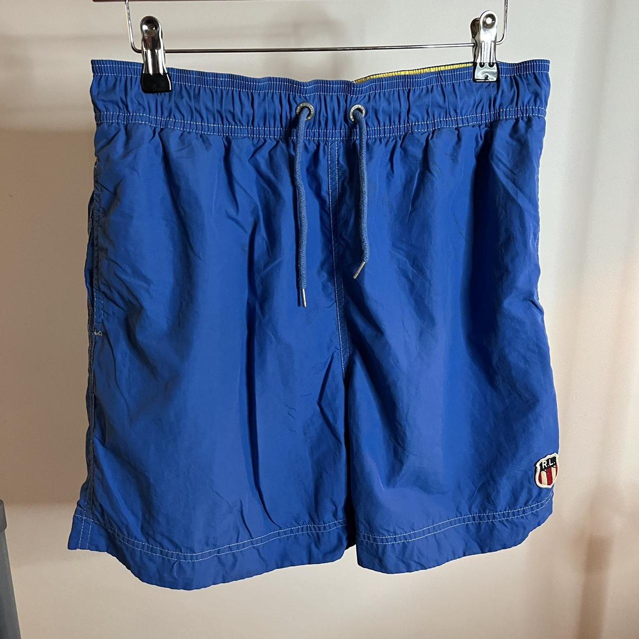 Ralph Lauren Men's Blue and Navy Swim-briefs-shorts | Depop