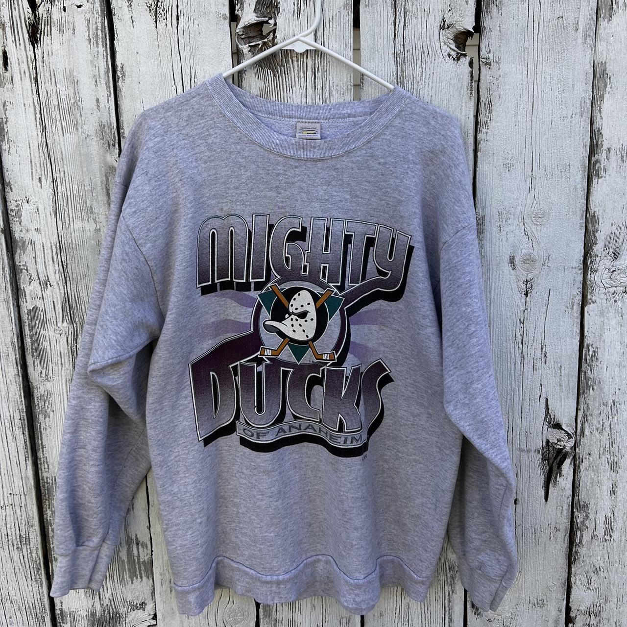 Mighty Ducks sweater! Tagged as an XL, but fits a... - Depop