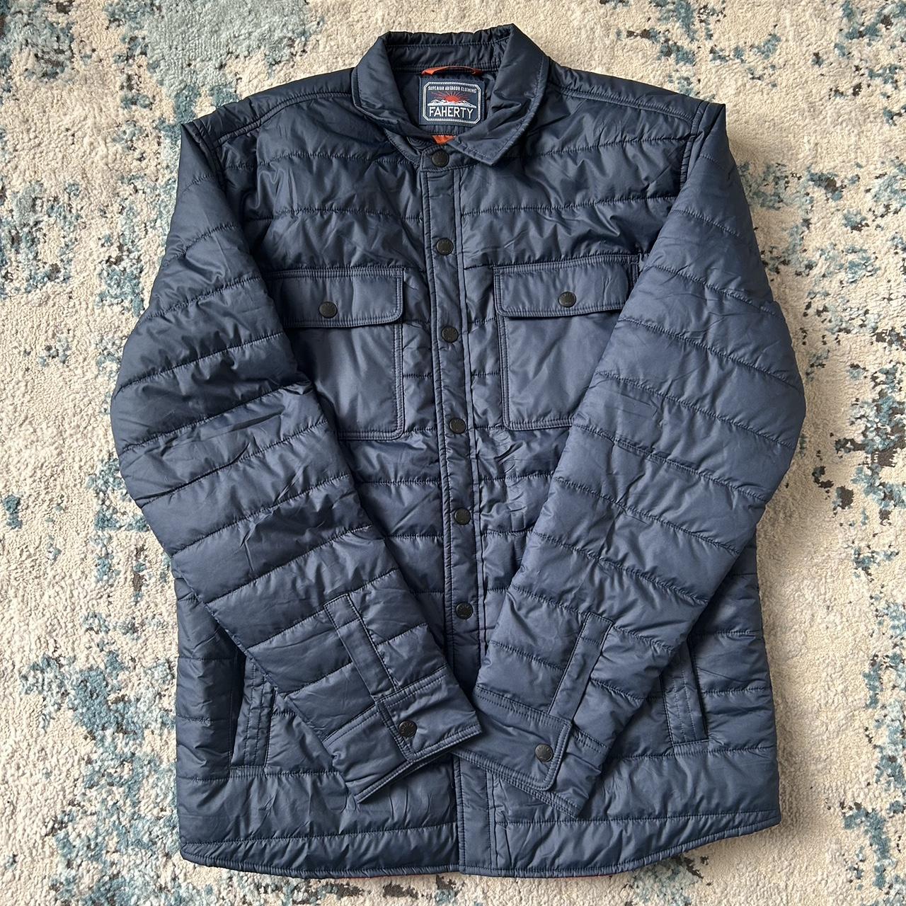 Navy Faherty Atmosphere Jacket 🌫️ brand is Faherty... Depop