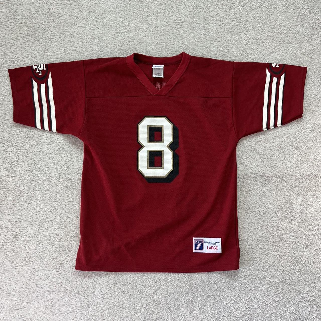 logo-7-steve-young-49ers-jersey-kids-size-l-depop
