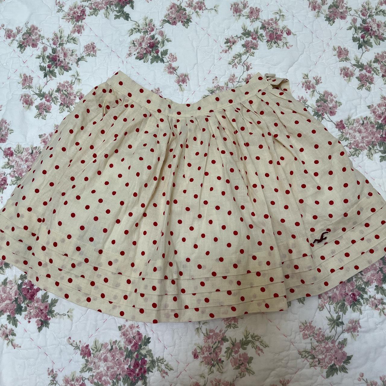 Vintage early 2000s Hollister Polka Dot Mini Tutu... - Depop