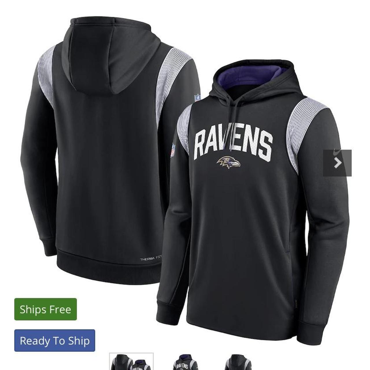 Official Plus Sizes Baltimore Ravens Hoodies, Ravens Plus Sizes