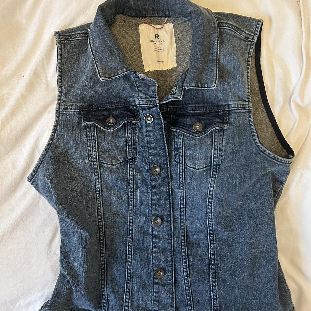 Denim Vest Ripton and Co Size Medium Brand new!!! No... Depop