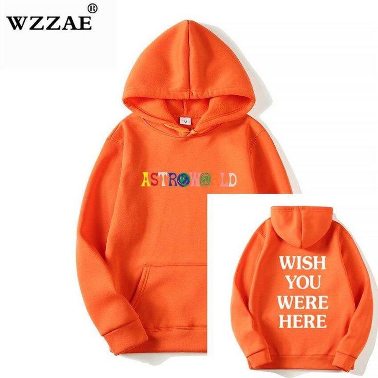 Astroworld best sale orange hoodie