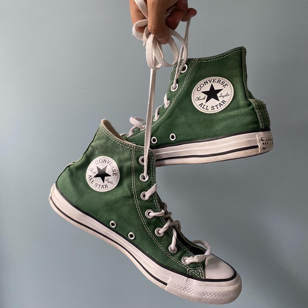 Green converse womens size 8 hotsell