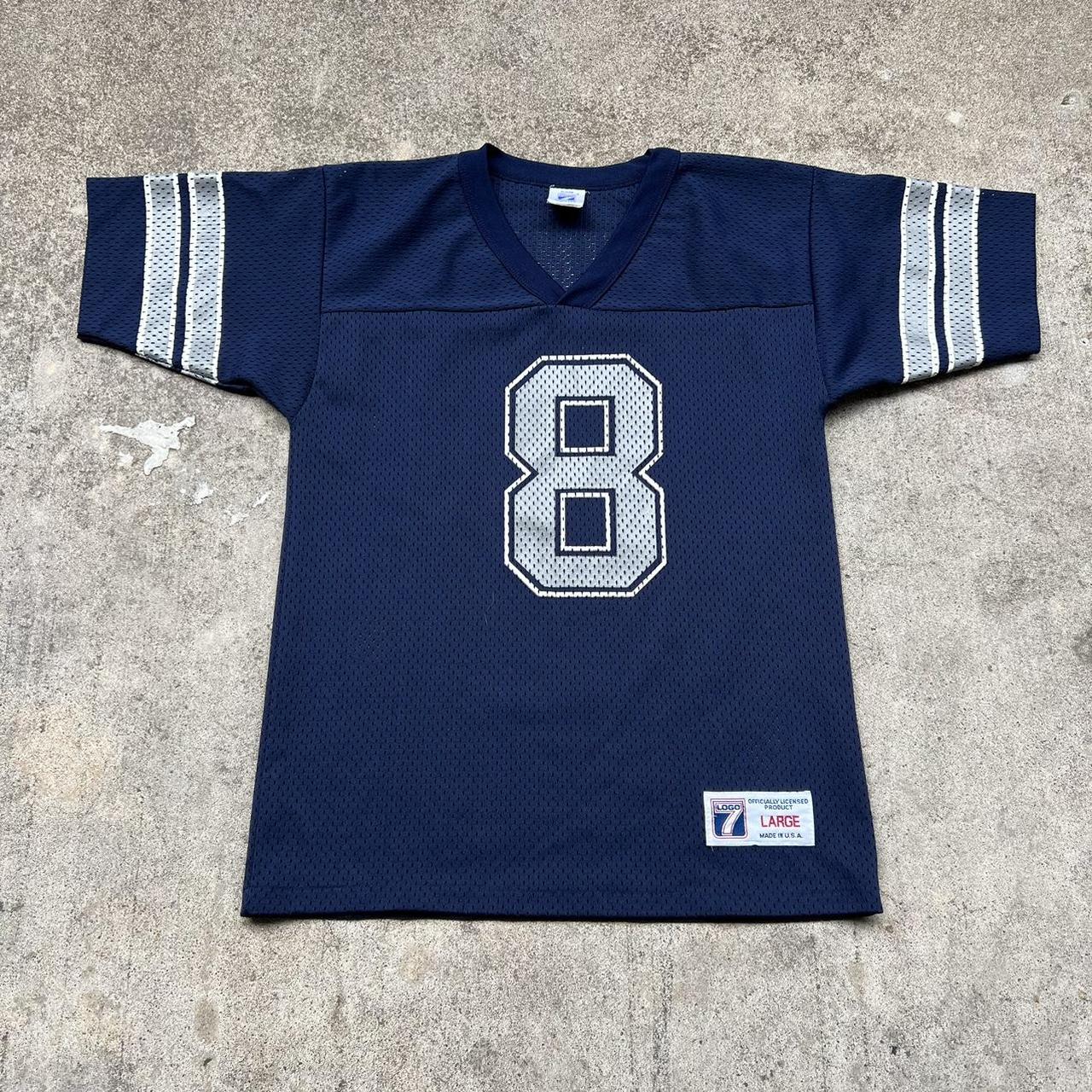 90s Vintage Troy Aikman 8 Dallas Cowboys Nfl Football Logo 7 