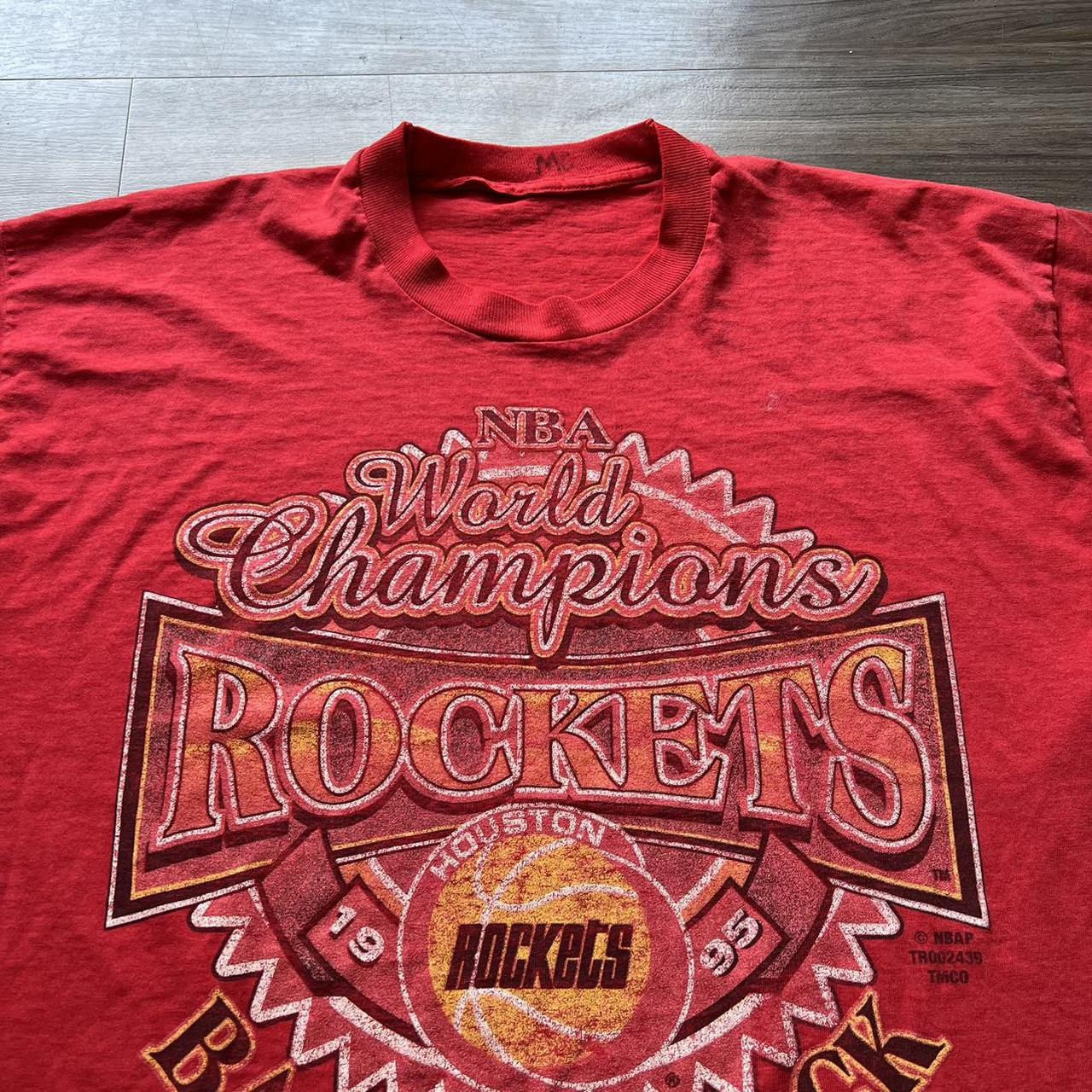 1995 Houston Rockets World Champions NBA Shirt