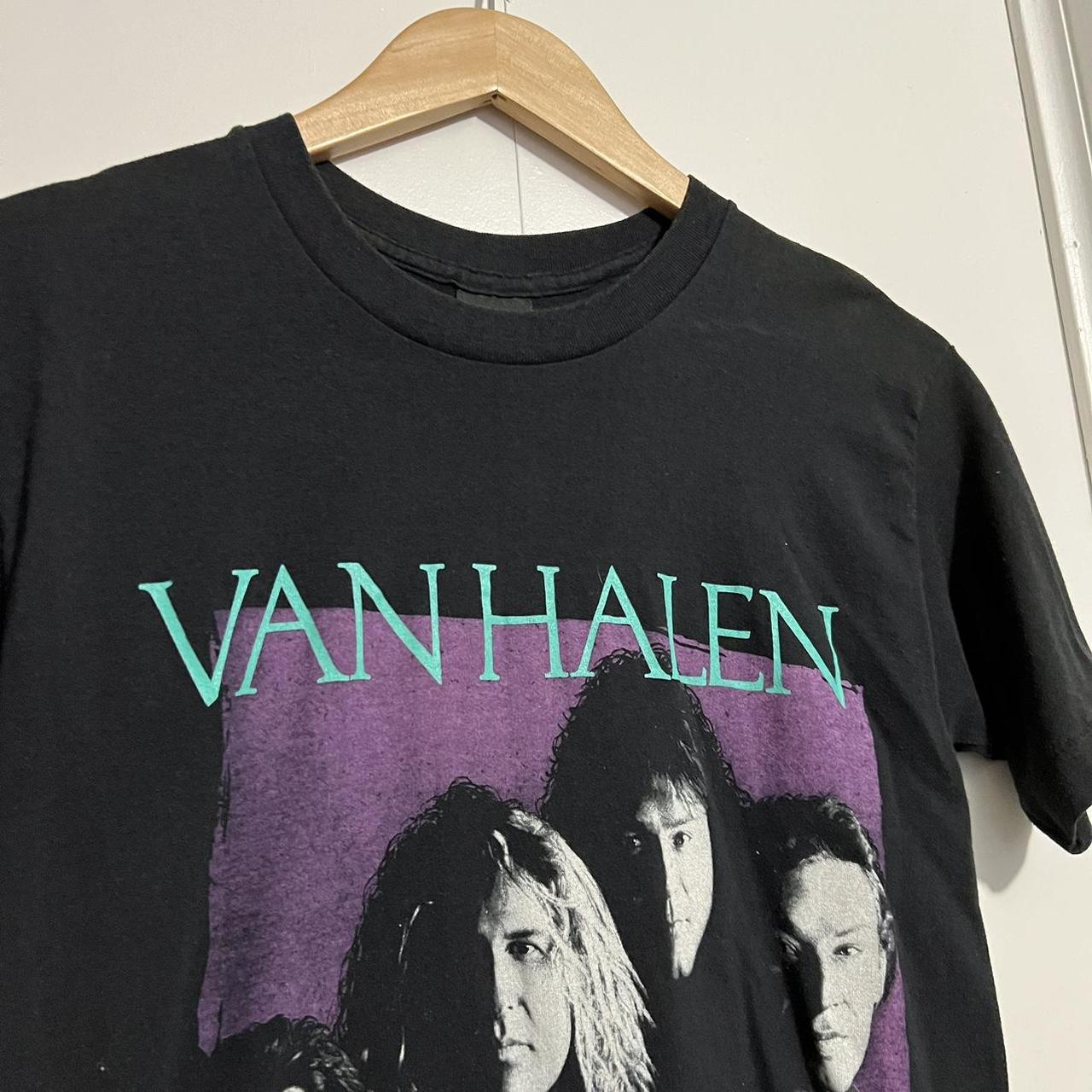 vintage 80s 1988 van halen band OU812 tour austin...