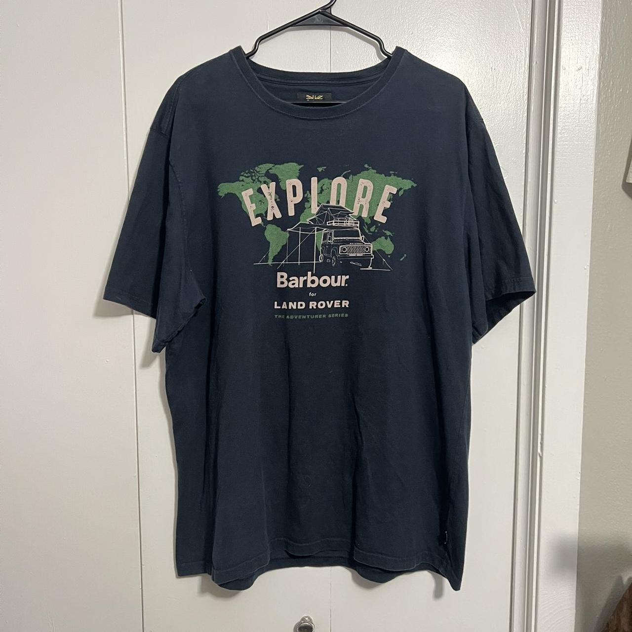 barbour land rover t shirt