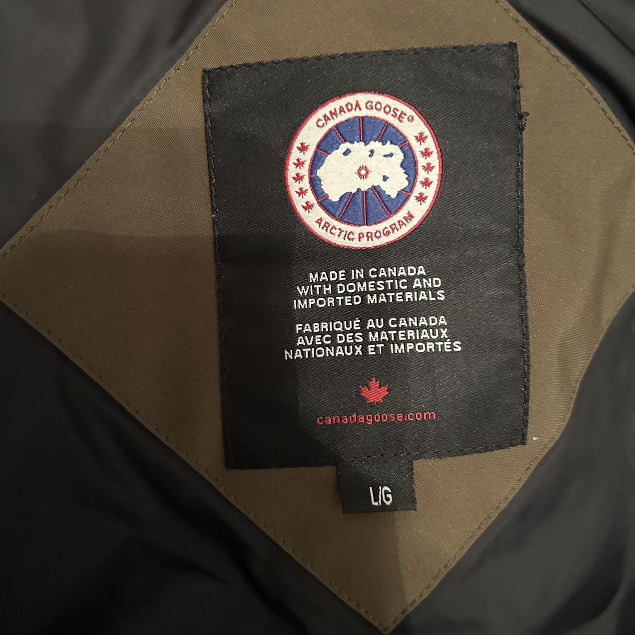 Canada Goose Jacket Khaki Size - Large Made in... - Depop