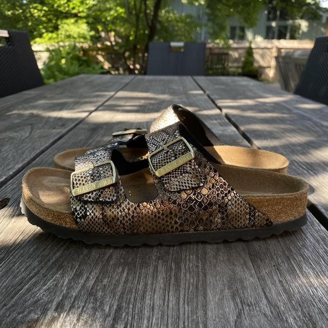 Snakeskin 2025 birkenstock sandals