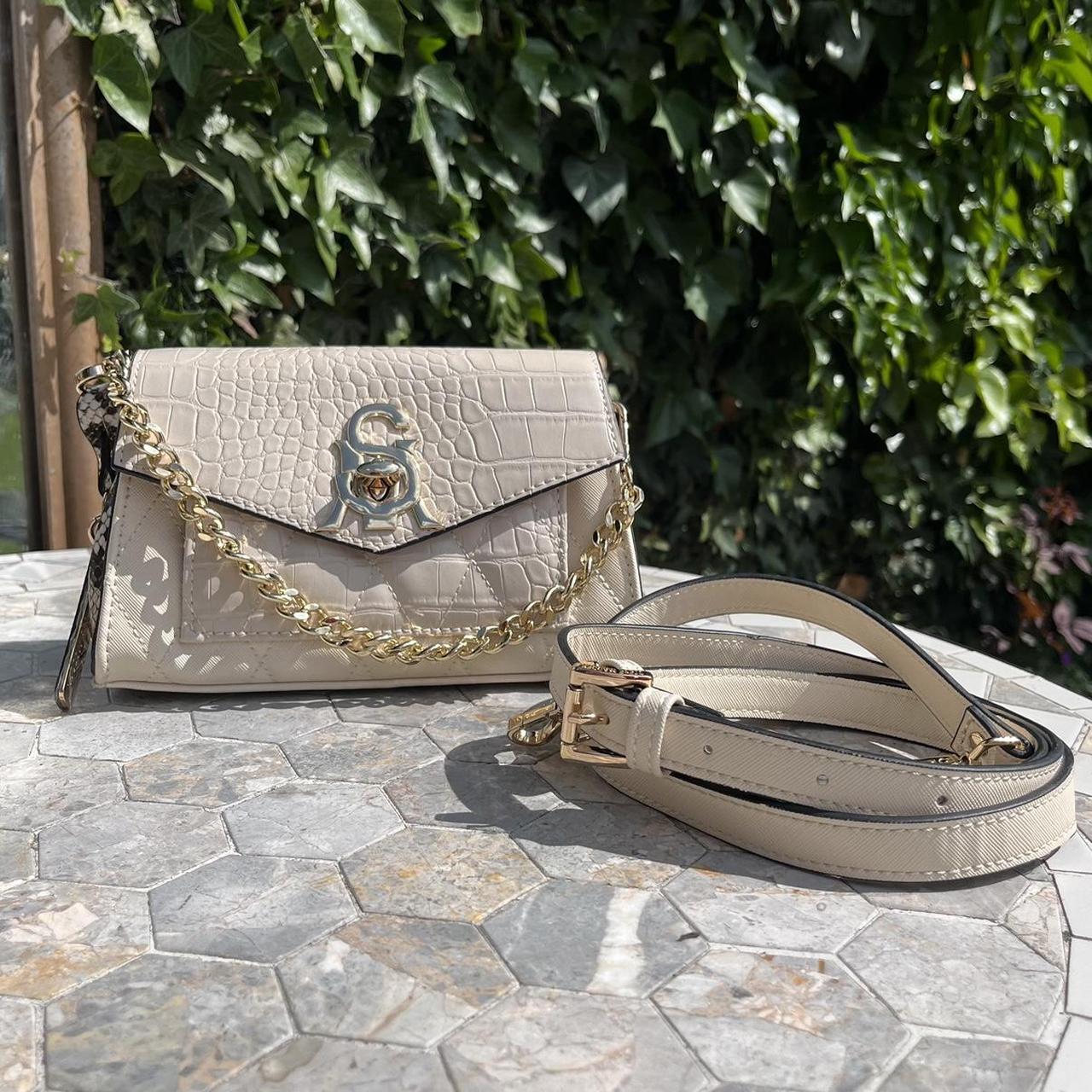 Cream snakeskin bag hotsell