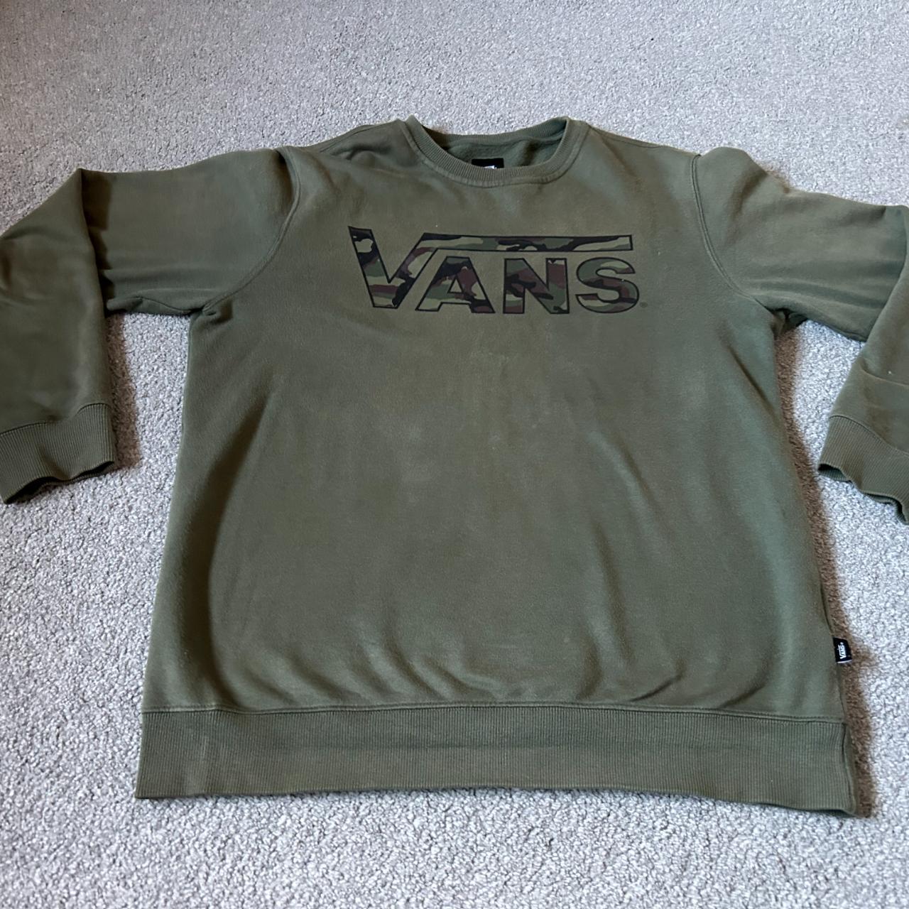 Vans on sale green jumper