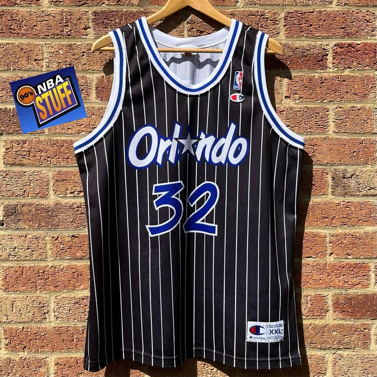 Vintage Shaquille O'Neal Authentic Orlando Magic Champion Jersey