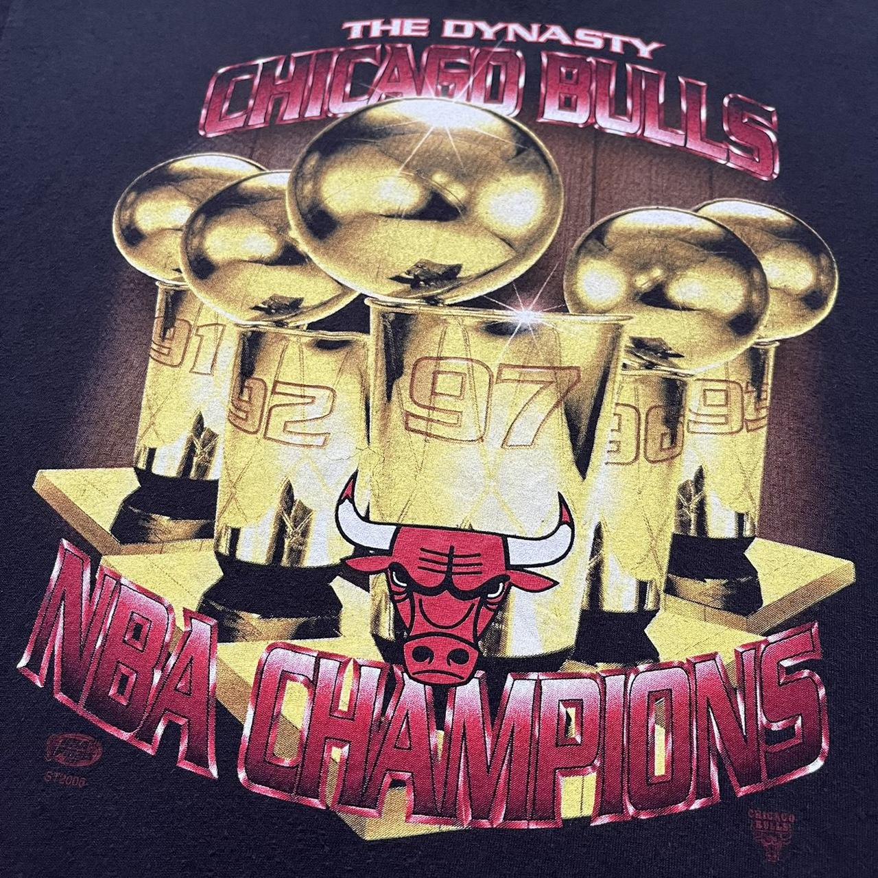 トップス 90s vintage NBA CHICAGO BULLS shirt y2k Chicago Bulls Shattered Vintage 90s Tee from FADEDBLK
