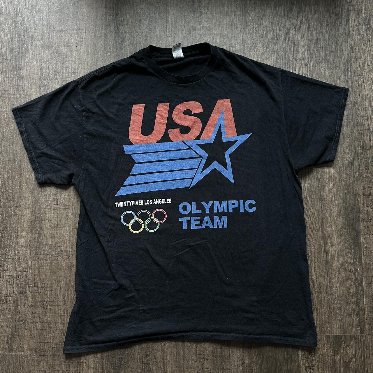 USA Olympic ‘Dream Team’ T-shirt Size L - Depop