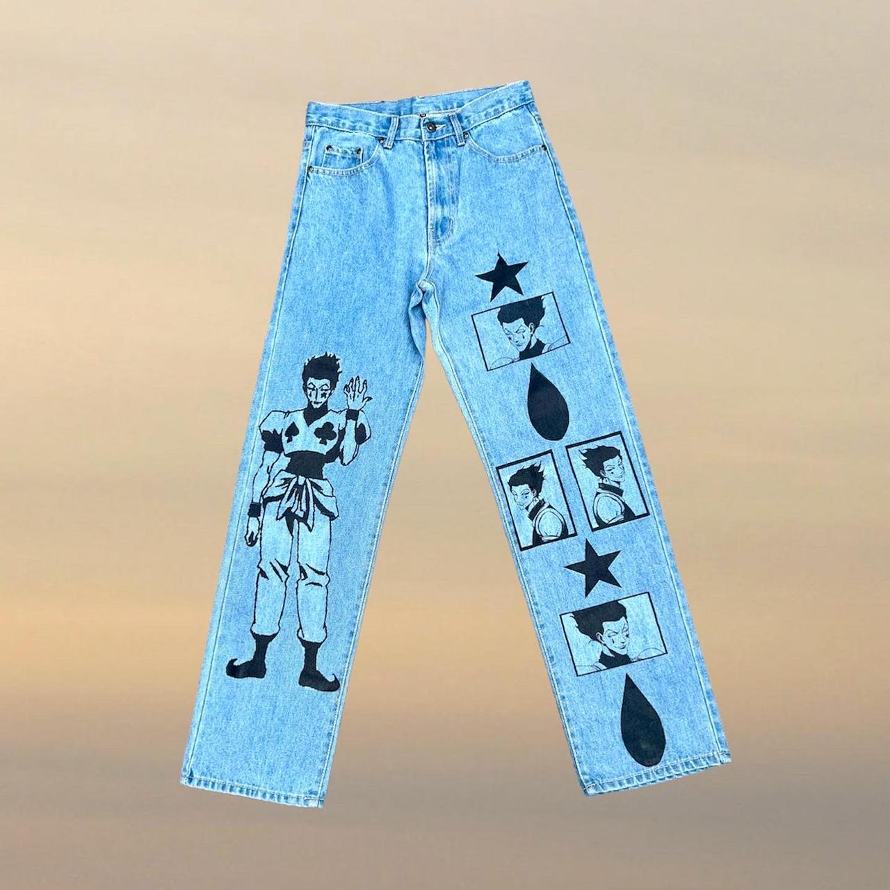 Itachi Uchiha Custom Jeans | Fashion pants, Anime pants, Painted clothes