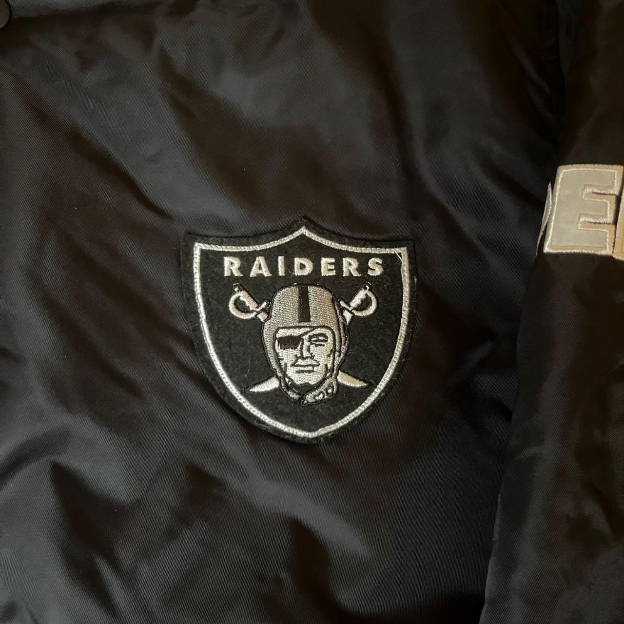 NFL Oakland Raiders Primark varsity jacket Like new... - Depop
