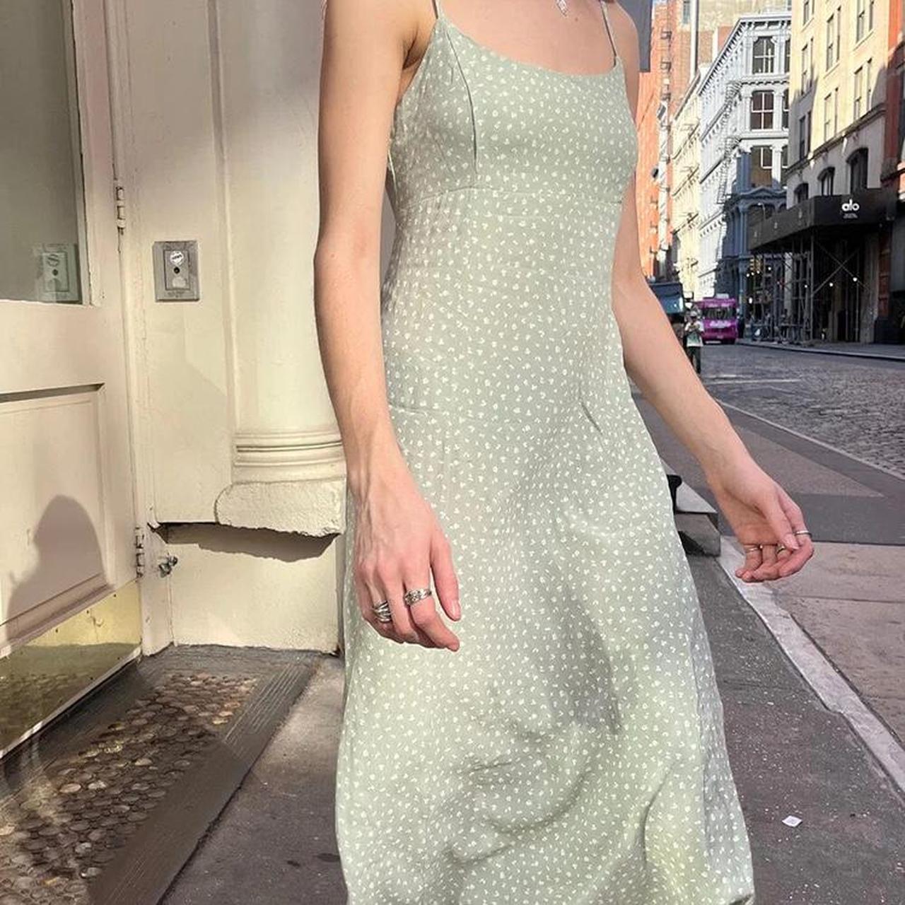 Brandy Melville long floral dress Stock photo is... Depop